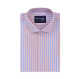 Peach Stripe Formal Shirt For Men.