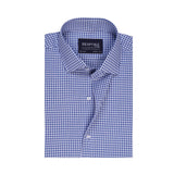 Blue Classic Checkmate Formal  Shirt