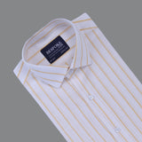 Yellow Stripe Formal Shirt For Men. - YNG Empire