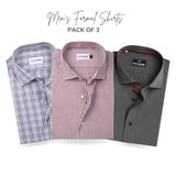 Pack Of 3 Premium Formal Shirt For Men - YNG Empire