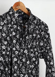 Dark Petal Black Casual Shirt For Men - YNG Empire