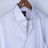 Pencil Black Stripe White Formal Shirt For Men.