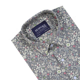Grey Floral Casual Shirt - YNG Empire