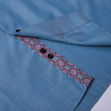 Ocean Blue Designer Formal Shirt - YNG Empire