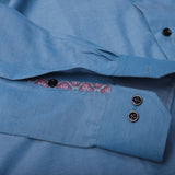 Ocean Blue Designer Formal Shirt - YNG Empire