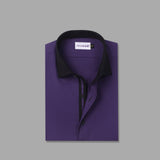 Royal Purple Designer Premium Formal Shirt For Men - YNG Empire
