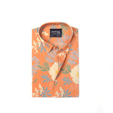 Sunkissed Orange Casual Shirt For Men. - YNG Empire