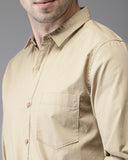Camel Color Casual Shirt For Men - YNG Empire