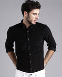 Black Casual Shirt For Men