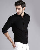 Black Casual Shirt For Men - YNG Empire