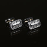 YNG Silver Stainless Steel Cufflink For Men - YNG Empire