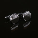 YNG Silver Stainless Steel Cufflink For Men