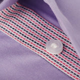 Premium light purple Formal Shirt with Contrast Details 15/5 collar - YNG Empire