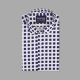 White Printed Casual Shirt For Men - YNG Empire