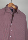 Red Printed Casual Shirt For Men - YNG Empire