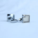 YNG Silver Stainless Steel Cufflink For Men - YNG Empire
