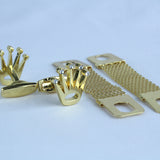 YNG Stainless Steel Royal Golden Cufflink For Men - YNG Empire