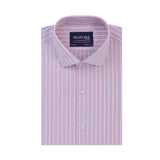 Peach Stripe Formal Shirt For Men. - YNG Empire