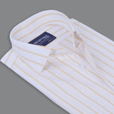 Yellow Stripe Formal Shirt For Men. - YNG Empire