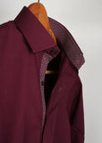 Maroon With Printed Contrast Formal Shirt For Men - YNG Empire