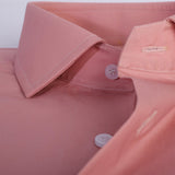 Peach Formal Shirt With For Men - YNG Empire