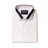White Formal Shirt with designer collar 15.5 Collar