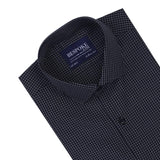 Black Graph Checkered Formal Shirt For Men. - YNG Empire