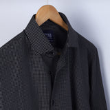 Black Graph Checkered Formal Shirt For Men. - YNG Empire