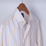 Yellow Stripe Formal Shirt For Men. - YNG Empire