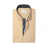 Premium Fawn Formal Shirt With Sports Details For Men - YNG Empire