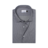 Gray With Strips Premium Formal Shirt For Men - YNG Empire