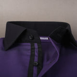 Royal Purple Designer Premium Formal Shirt For Men - YNG Empire