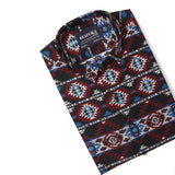 Ancient Printed Black Casual Shirt For Men 15/5 collar - YNG Empire