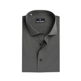 Basic Gray Formal Shirt For Men - 17.0