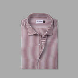 White With Stripes Formal Shirt For Men 17.0