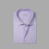 Premium Light Purple Checked Formal Shirt For Men