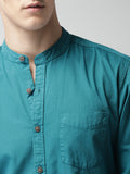 Sea Green Casual Shirt For Men - YNG Empire