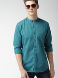 Sea Green Casual Shirt For Men - YNG Empire