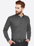 Premium Grey Formal Shirt For Men - YNG Empire