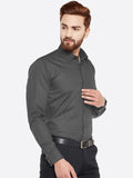 Premium Grey Formal Shirt For Men - YNG Empire