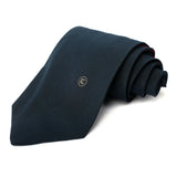 Navy Blue Silk Tie