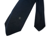 Navy Blue Silk Tie - YNG Empire