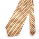 Golden With Self Printed Casual Tie - YNG Empire