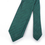 Sea Green With Self Printed Casual Tie - YNG Empire