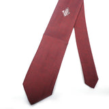 Maroon Color Plan Casul Tie - YNG Empire