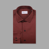 Rust Orange Premium Designer Formal Shirts For Men - YNG Empire