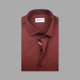 Rust Orange Premium Designer Formal Shirts For Men