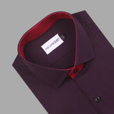 Plum Premium Designer Formal Shirts For Men - YNG Empire