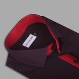 Plum Premium Designer Formal Shirts For Men - YNG Empire