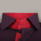 Plum Premium Designer Formal Shirts For Men - YNG Empire